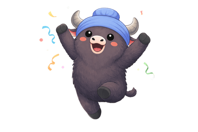 Correct answers mascot
